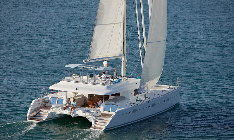 The Lagoon 450 is one of Lagoon's best selling models and is a very comfortable, flybridge cruising catamaran
